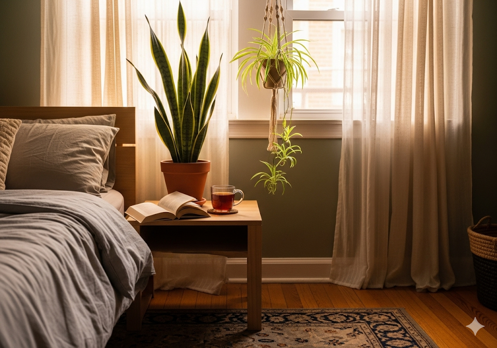 Schlafzimmer Pflanzen bei wenig Licht